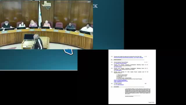 Developers present Southland Station proposal; board discusses financing and PACE program