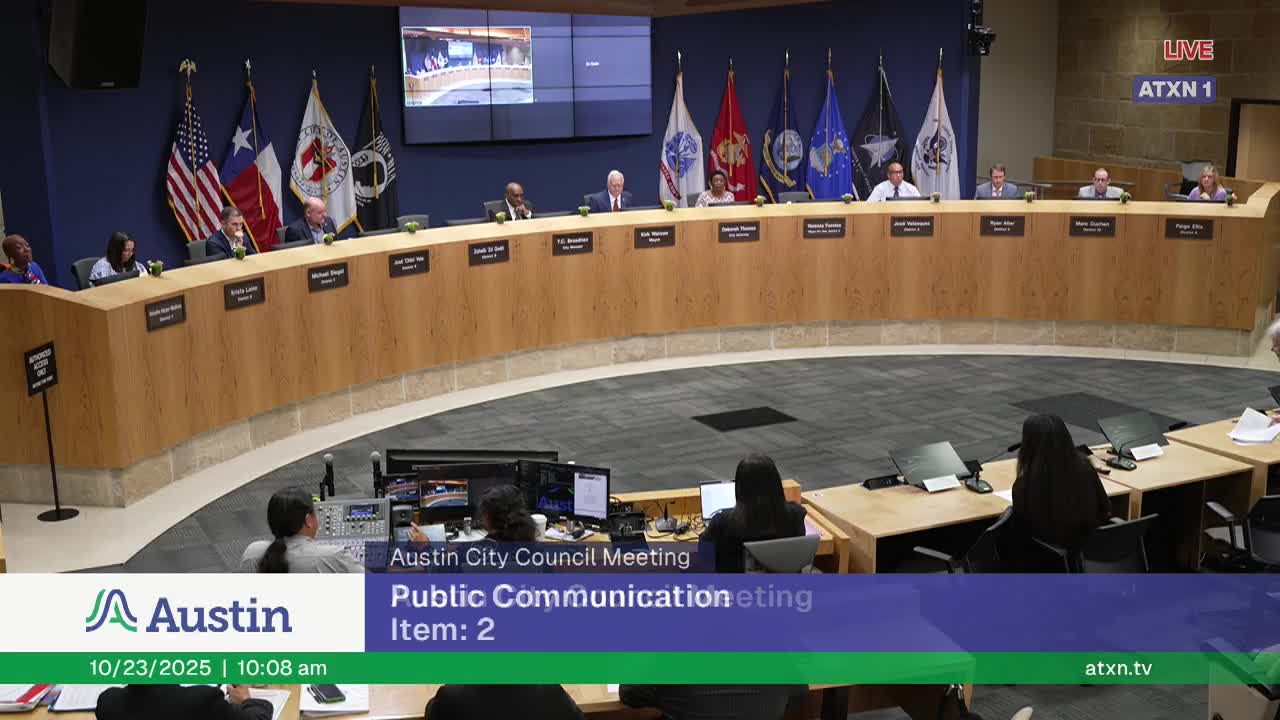 Austin council advances convention-center financing as petitioners seek voter review