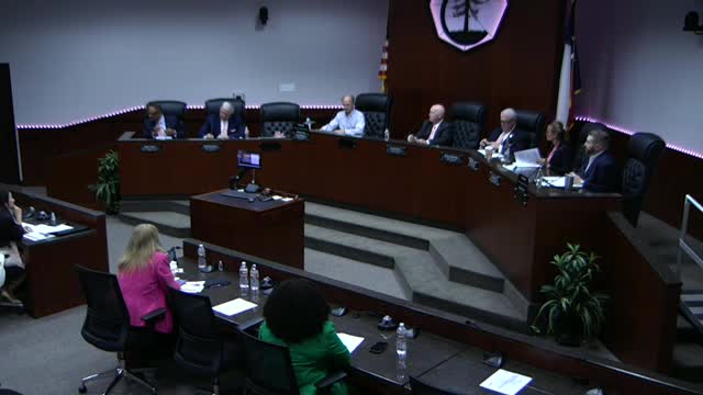 Board member raises concern about delayed staff response to broker inquiry on Conroe Park North tract