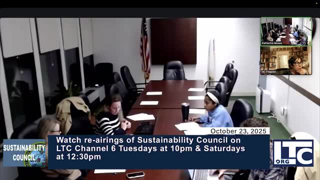 Commission asks city manager to invite state Rep. Tara to brief sustainability panel; advances student climate competition planning