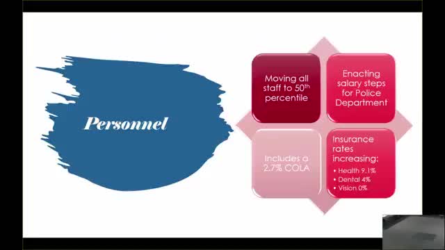 Council hears plan to move staff pay toward market median, police step program and several staffing requests