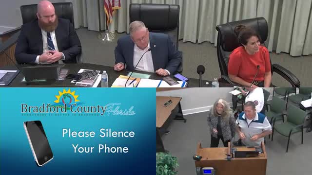 Brooker leaders press delegation for remaining funds to finish fire station and apparatus