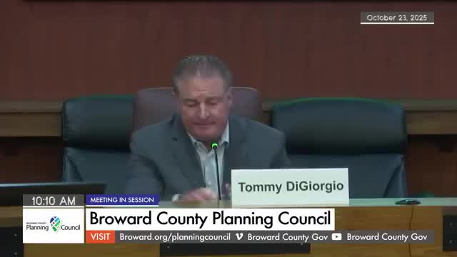 Planning Council approves traffic‑way waiver for single‑family lot on A1A in Hollywood
