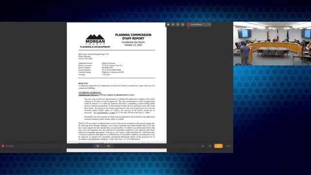 Planning commission approves rear sign permit for Mountain Green Animal Hospital