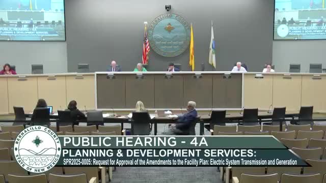 Bernalillo County approves amendment to electric facility plan to add 345 kV transmission capacity