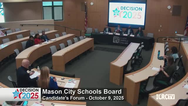 Mason City Schools board candidates focus on funding, staffing, career readiness and safety at Chamber forum