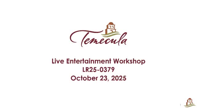 City staff outline three permitting paths for live entertainment in Old Town Temecula