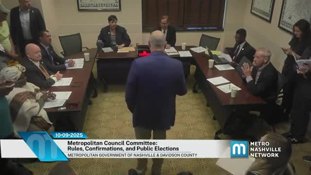 Nashville committee indefinitely defers resolution alleging Israeli "genocide" after heated public comment