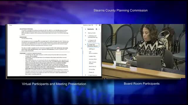 Planning Commission delays revocation of recycling permits for Painesville operator, grants one-year extension