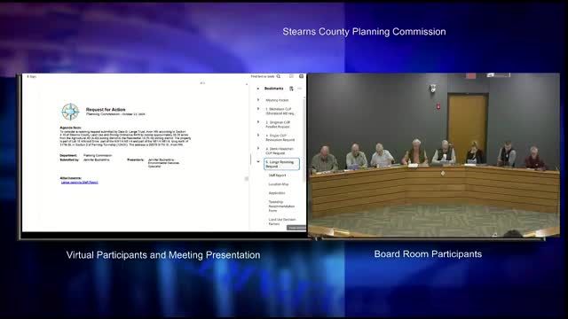 Planning Commission recommends rezoning 39.35 acres near Avon to R-10 despite neighbor concerns about roads and density