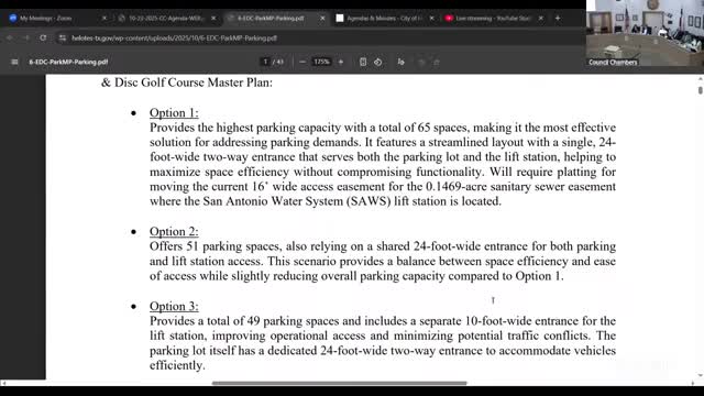 Helotes council directs EDC to pursue smaller parking options for Cardinal Park in master plan
