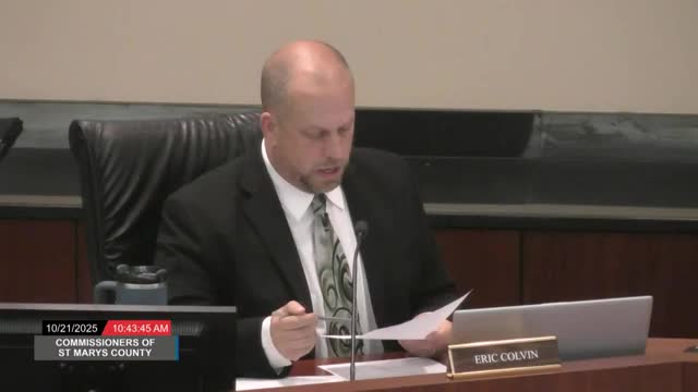 Commissioners approve sheriff's RSAT grant, 'Enough' partnership funds, Woodmore road acceptance and medical director contract; send letter urging Congress to "