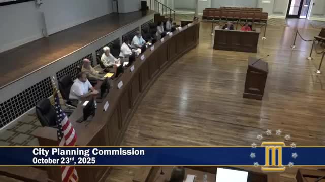Planning Commission considers rezoning near Veil Highway for tractor-trailer parking; outcome not recorded in transcript