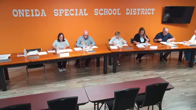 Oneida Special School District board approves bids, contracts, hires and OES gym budget amendment