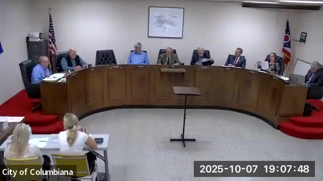 Columbiana City Council approves emergency staffing appointments, authorizes OPWC application and several contracts