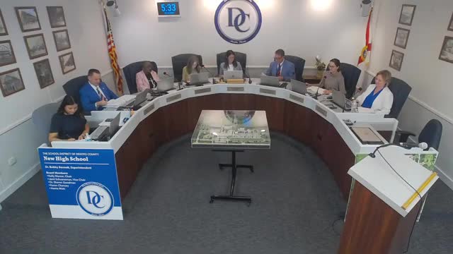 DeSoto School Board announces new school partnerships, construction progress and workforce housing plan; board approves routine motions