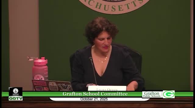 Votes at a glance: Grafton School Committee actions on Oct. 21