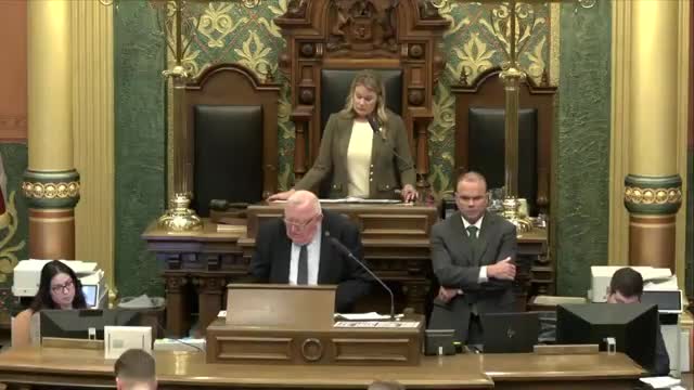 House adopts heritage and awareness resolutions; discharges multiple bills and refers them to energy committee