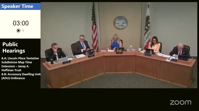 Council adopts ADU ordinance amendments to conform to state rules; staff and public discuss design standards