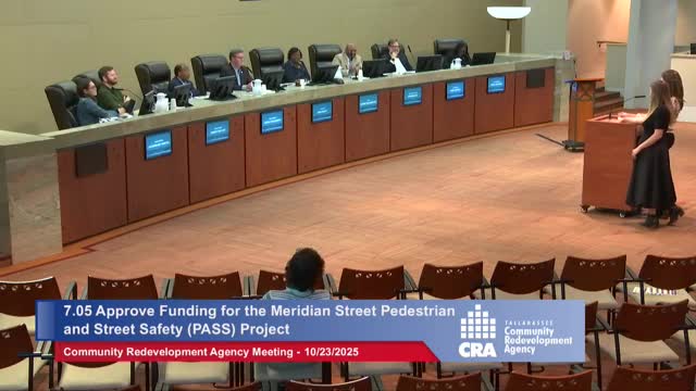 CRA board approves $5 million for Meridian Street pedestrian and street-safety project
