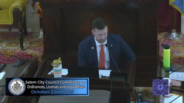 Votes at a glance: key Salem City Council actions, Oct. 23, 2025