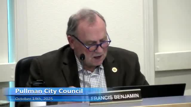 Votes at a glance: Pullman City Council actions Oct. 14, 2025