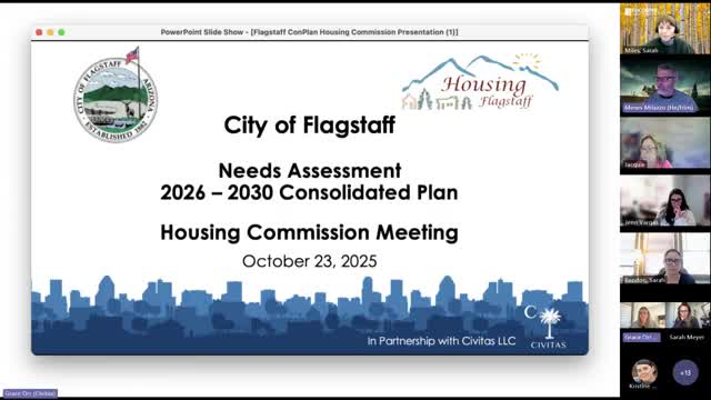 Flagstaff Housing Commission weighs priorities for 2026–2030 CDBG consolidated plan