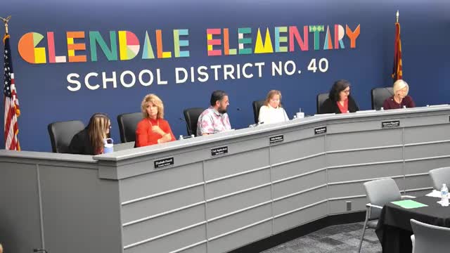 Votes at a glance: Glendale Elementary board adopts agenda, approves ASBA bylaw changes and authorizes delegate vote