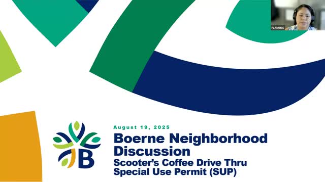 Boerne neighborhood meeting reviews Scooter’s Coffee drive-through special use permit for 31500 IH-10