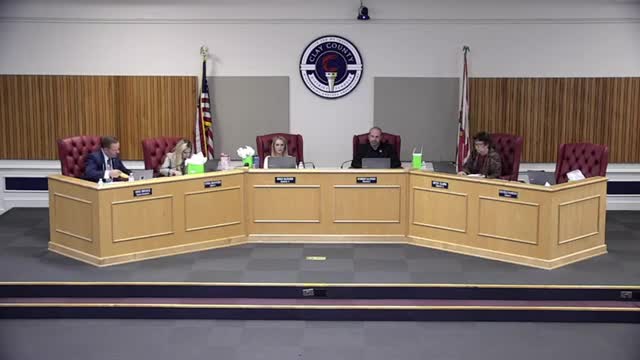 Clay County School Board approves counseling policy revision and multiple routine items; votes recorded 4-0