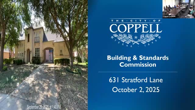 Coppell orders engineering report, permits and rodent abatement for 631 Stratford Lane; demolition threatened if owner fails