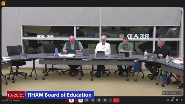 Tolland School District board hears student-assessment report showing cohort gains, high AP pass rate