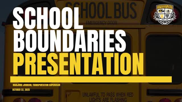 Cuyahoga Falls board reviews three elementary-boundary scenarios; no decisions made