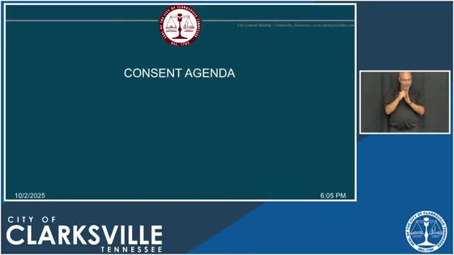 Clarksville council adopts consent agenda covering multiple rezones, property donation and liquor certificates