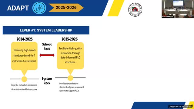 Decatur presents MTSS redesign and dyslexia screening changes as HB307 takes effect