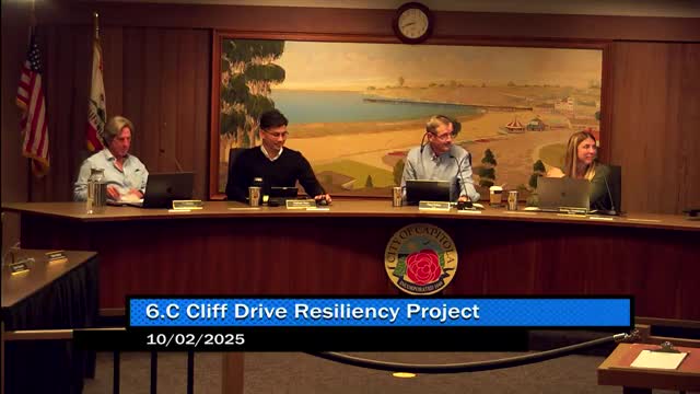 Planning commission recommends city adopt Cliff Drive resiliency land‑use amendments tied to full bluff protection plan