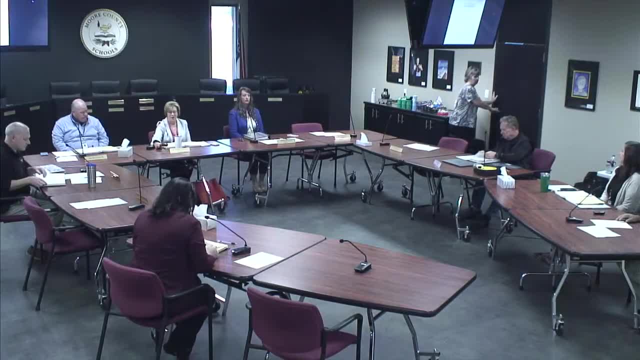Moore County board hears two days of school improvement plans; principals highlight interventions, data tracking and K–2 supports