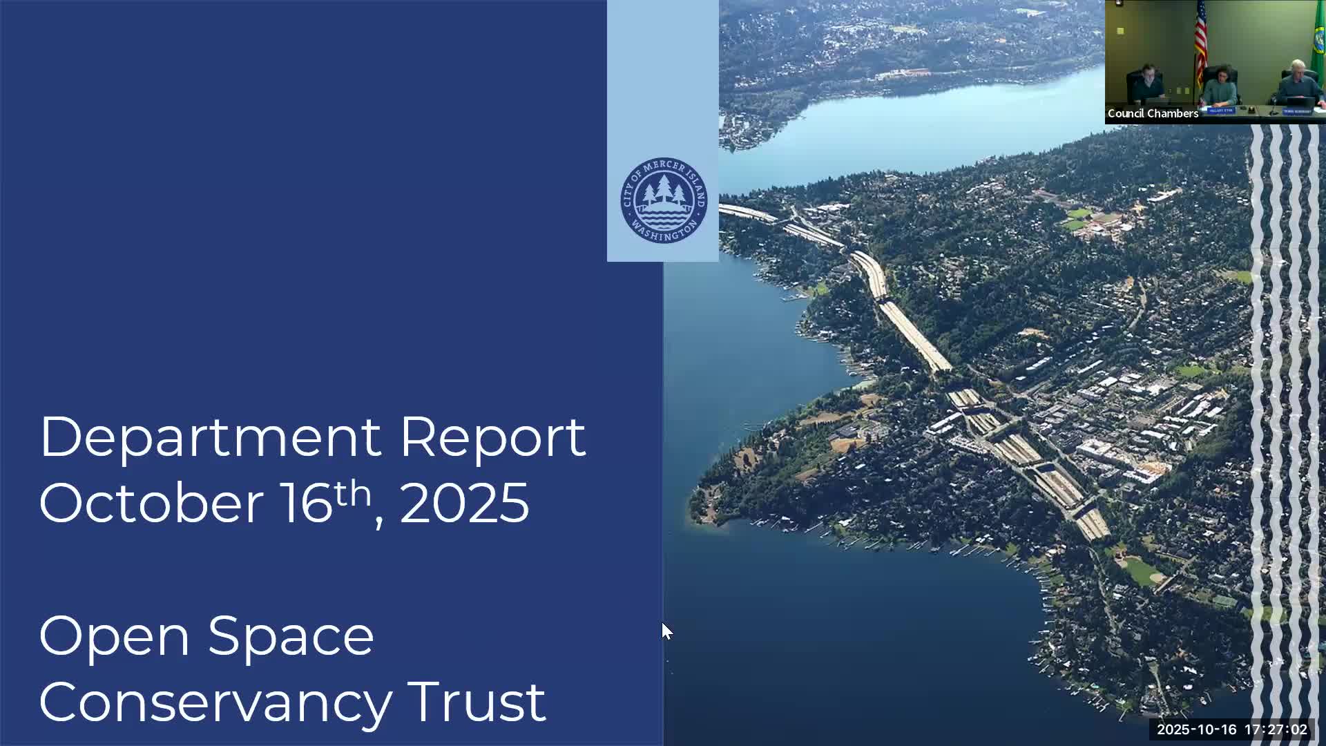 Parks staff reports trail repairs, bench donation and events; special joint meeting on e-bikes set for Nov. 12