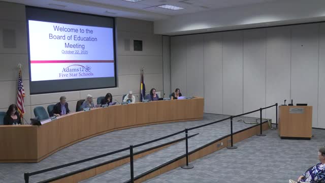 Adams 12 superintendent reports Thornton land transfer, warns of SNAP impacts and defends special-education funding