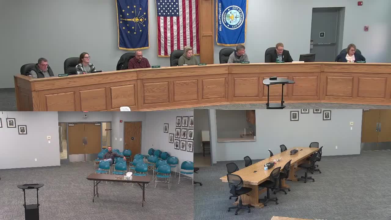 Columbia City council holds public hearing on 2026 budget; no public comments