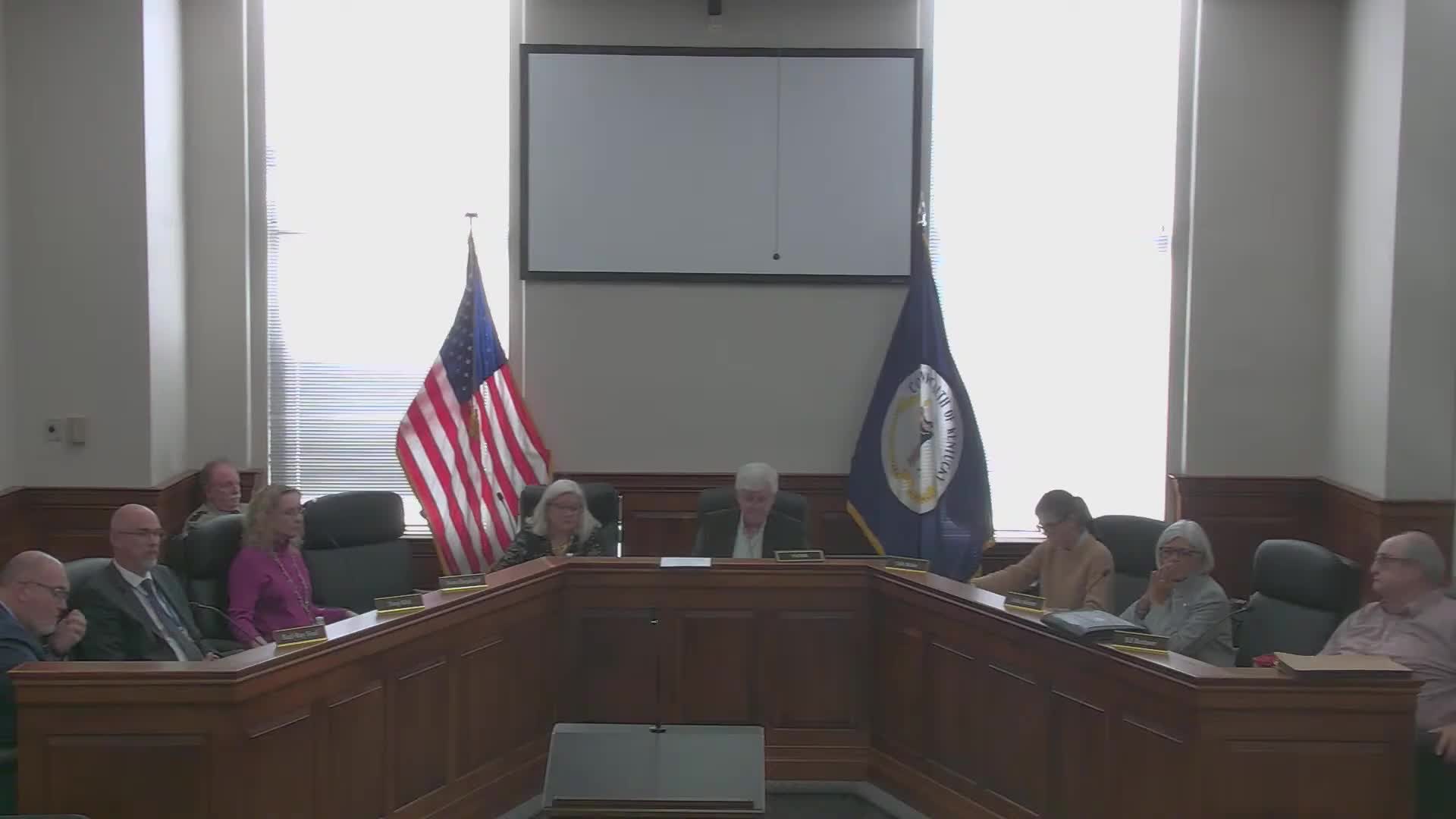 Board discusses construction delivery methods, tables decision to allow review of architectural proposals