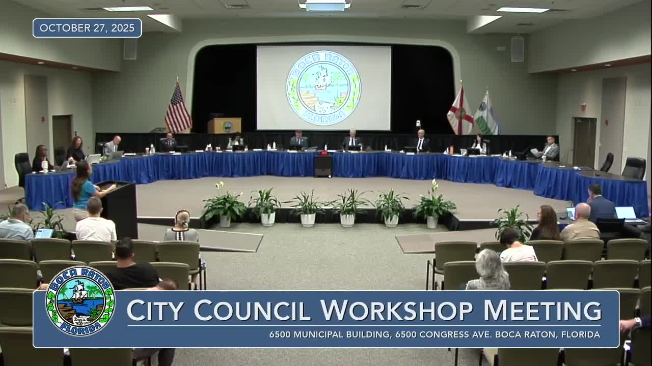 Resident asks council for transparency on Boca Police Department 287(g) agreement and enforcement policies