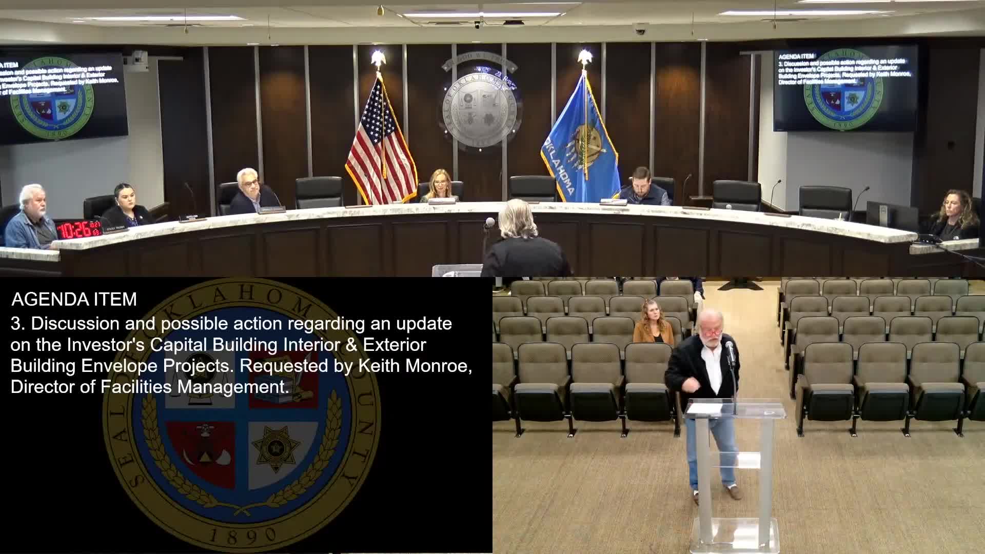 PBA Subcommittee hears report that demolition crew ruptured gas main feeding county buildings; no injuries reported