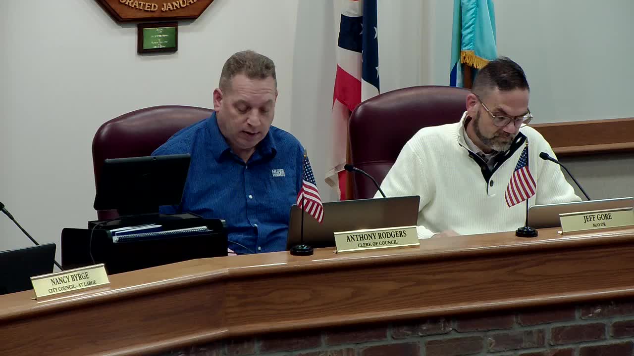 Huber Heights council approves 2026 meeting schedule, staffing change, land-appropriation process and phone upgrade
