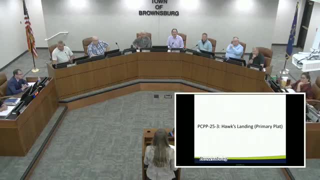 Advisory Planning Commission continues Hawks Landing primary plat pending updated traffic study and compliance with prior zoning commitments