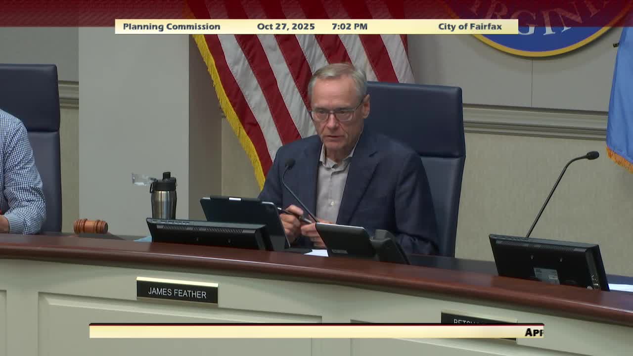 Planning Commission appoints Jim Feather as representative to Board of Architectural Review; adopts agenda and minutes