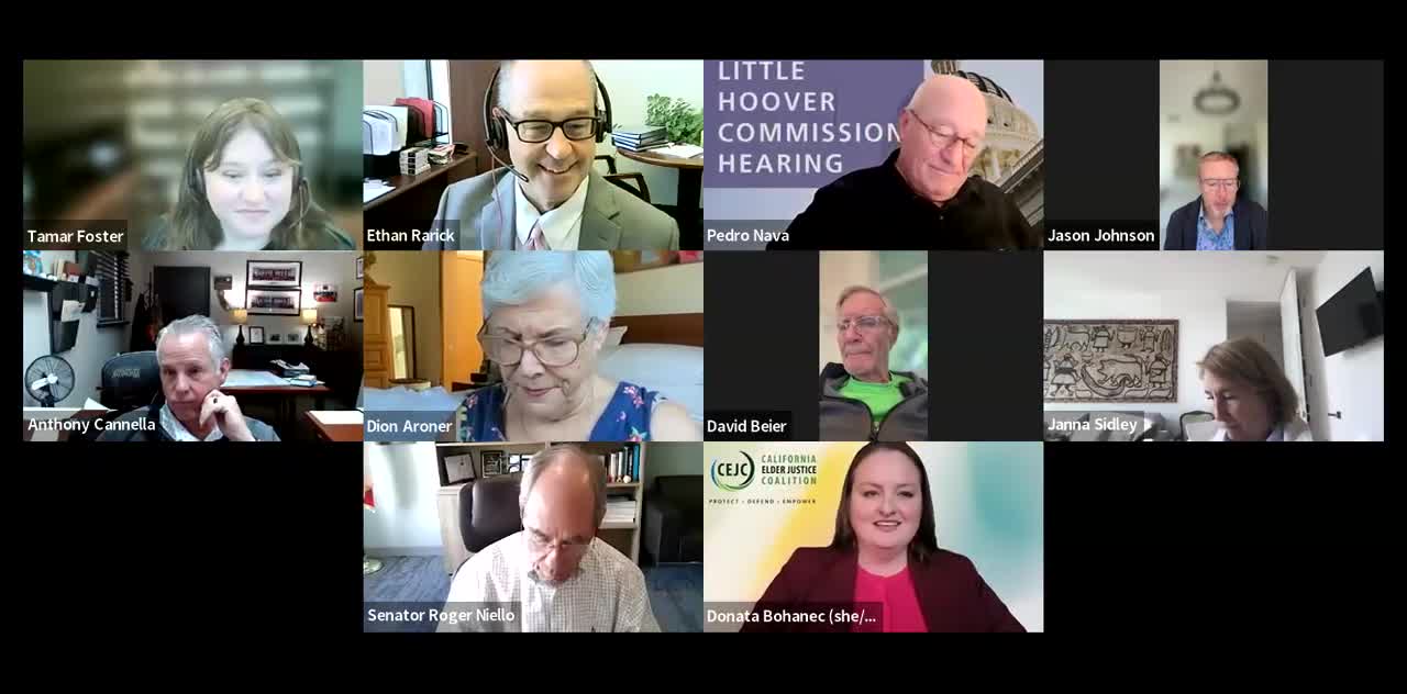 Little Hoover Commission hearing urges statewide coordination to stop financial scams that target Californians