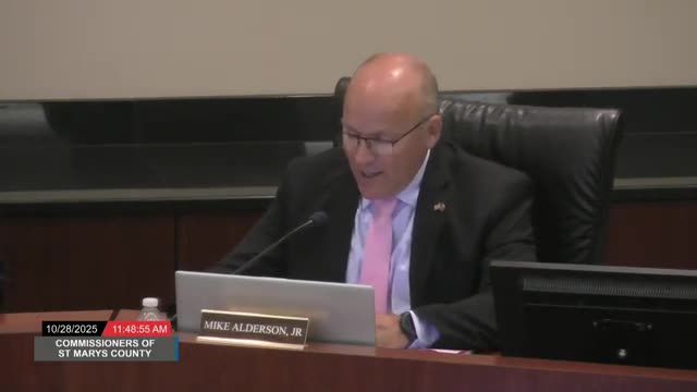 St. Mary’s County commissioner says SNAP lapse could disrupt school meals as federal shutdown continues