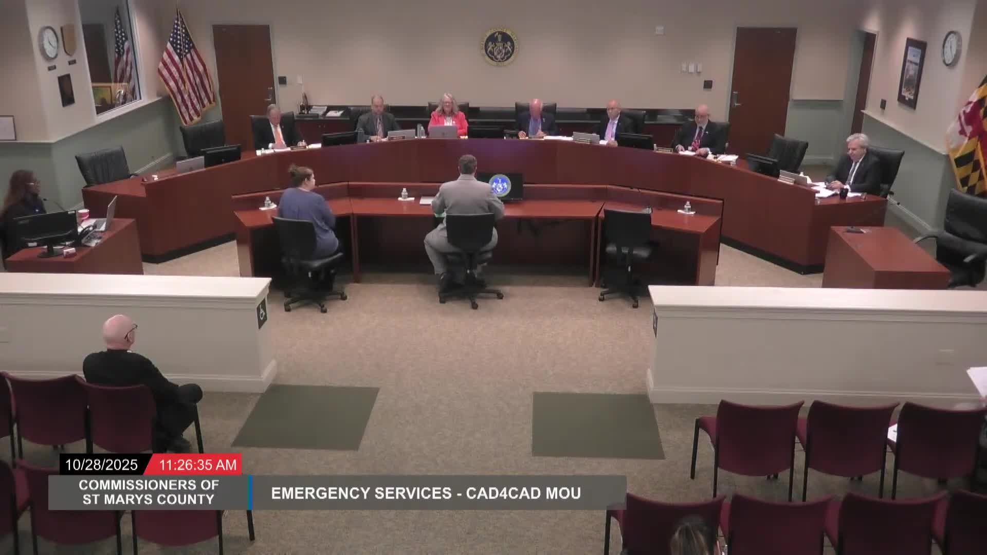 St. Mary's County approves CAD‑to‑CAD MOU with Calvert County to speed 911 call transfers