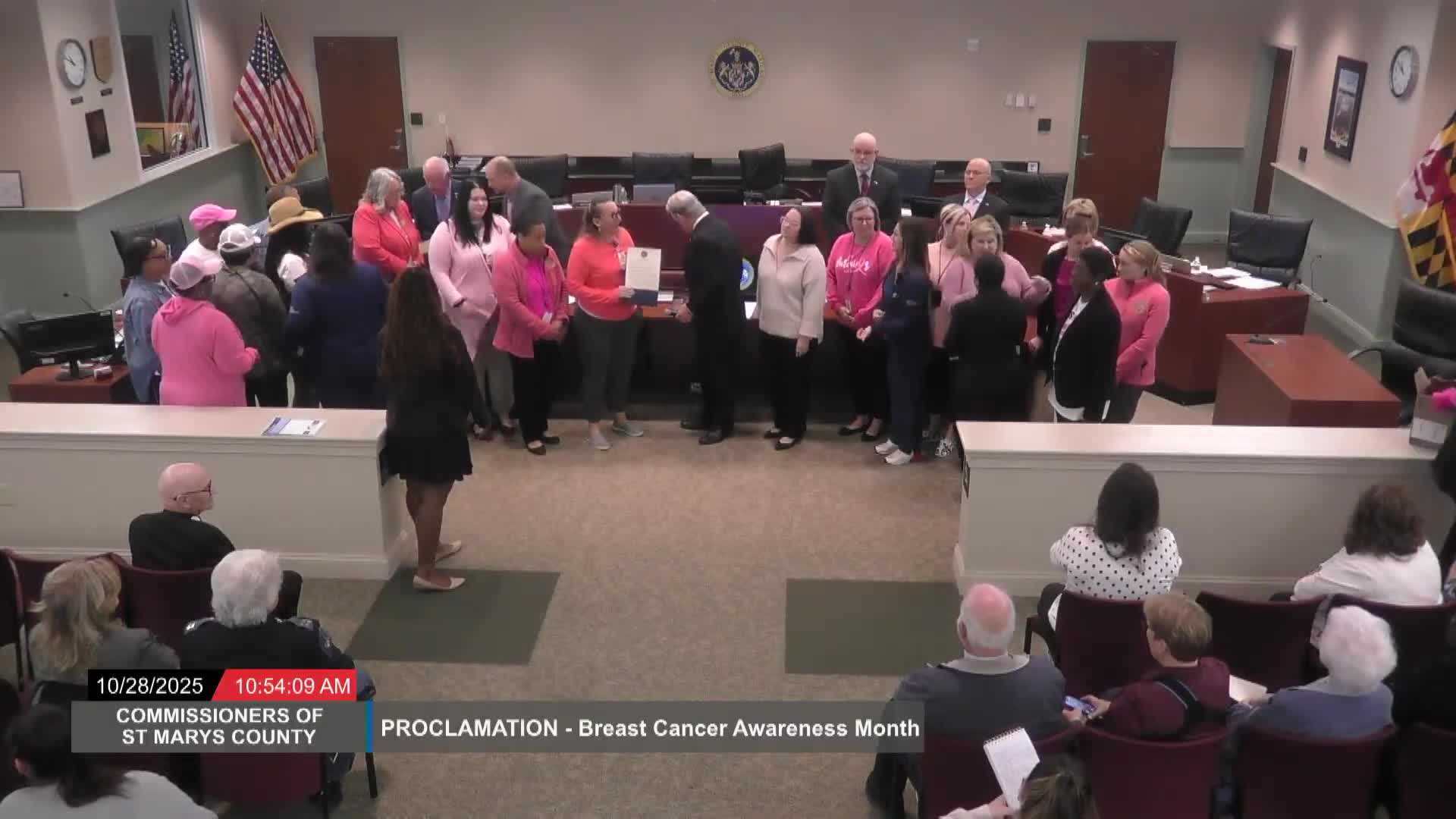 Commissioners proclaim October 2025 Breast Cancer Awareness Month; local providers urge screening
